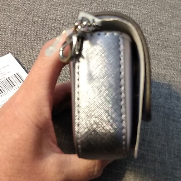 NWT Kate Spade Kenzie Patent Fabric Card Case Candied Fl K1017 - Picture 7 of 16